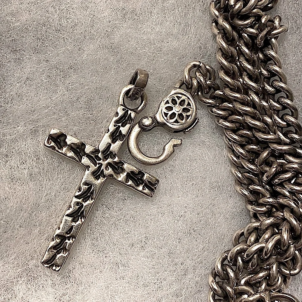 Good Art HLYWD |sterling Silver handmade Cross